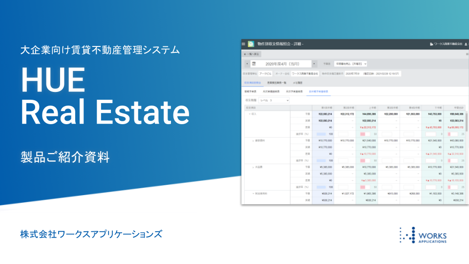 HUE Real Estate紹介資料